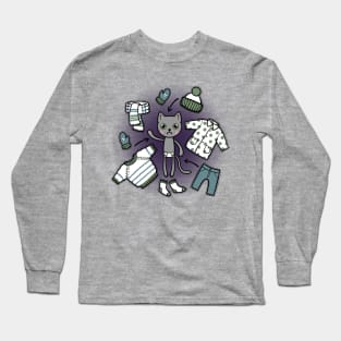 Winter cat Long Sleeve T-Shirt